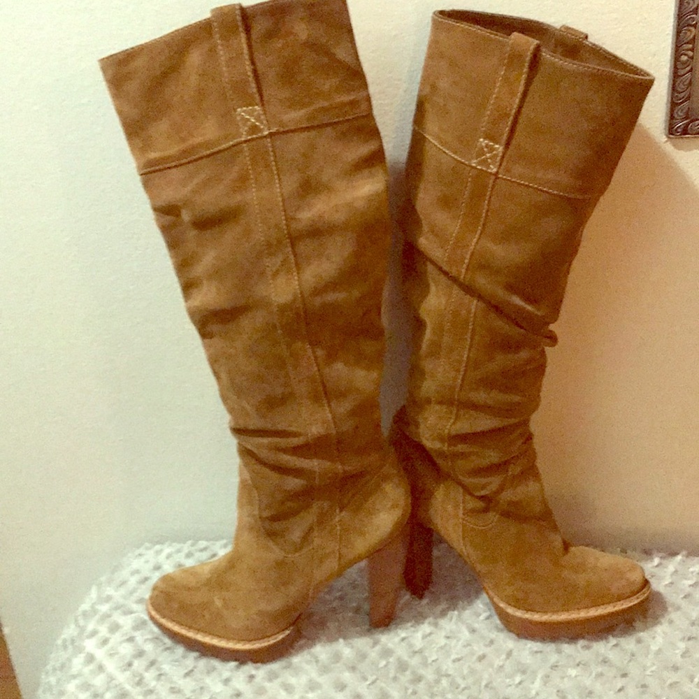Shoes boot leather
